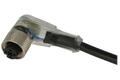 Socket with cable; RK02-2-4-N; M12-4p; 4 ways; angled 90°; with 2m cable; 0,34mm2; 6mm; grey; IP67; 4A; 250V; Yumo; RoHS