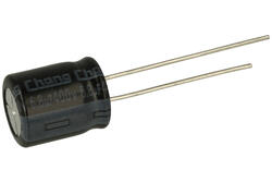 Kondensator; elektrolityczny; 6,8uF; 400V; RL2G6R8MG125B50CE0; fi 10x12,5mm; 5mm; przewlekany (THT); taśma; Changzhou Huawei Electronic; RoHS