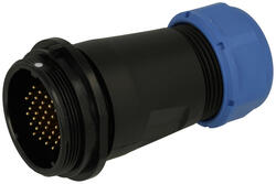 Wtyk; SP2911C/P35II-1N; 35 torów; proste; lutowany; 0,75mm2; 13-16mm; SP29; na przewód; 30mm; skręcane; nylon66; niebiesko-czarny; IP68; 5A; 400V; Weipu; RoHS; SP2911/P35II-N