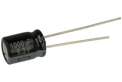 Kondensator; niskoimpedancyjny; elektrolityczny; EEUFR0J102; 1000uF; 6,3V; FR-A; fi 8x11mm; 3,5mm; przewlekany (THT); luzem; Panasonic; RoHS