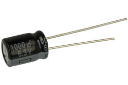 Capacitor; Low Impedance; electrolytic; EEUFR0J102; 1000uF; 6,3V; FR-A; fi 8x11mm; 3,5mm; through-hole (THT); bulk; Panasonic; RoHS