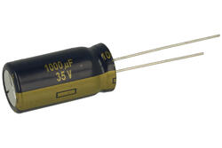 Capacitor; Low Impedance; electrolytic; EEUFC1V102; 1000uF; 35V; FC; diam.12,5x25mm; 5mm; through-hole (THT); bulk; Panasonic; RoHS