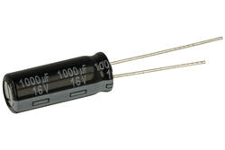 Kondensator; niskoimpedancyjny; elektrolityczny; EEUFR1C102L; 1000uF; 16V; FR-A; fi 8x20mm; 3,5mm; przewlekany (THT); luzem; Panasonic; RoHS