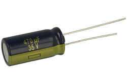 Capacitor; electrolytic; Low Impedance; EEUFC1V471; 470uF; 35V; FC; diam.10x20mm; 5mm; through-hole (THT); bulk; Panasonic; RoHS