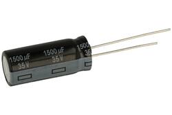 Kondensator; niskoimpedancyjny; elektrolityczny; EEUFR1V152L; 1500uF; 35V; FR-A; fi 12,5x30mm; 5mm; przewlekany (THT); luzem; Panasonic; RoHS