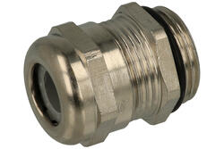 Cable gland; 19000005080; nickel-plated brass; IP68; natural; M20; 5÷9mm; with metric thread; Harting; RoHS