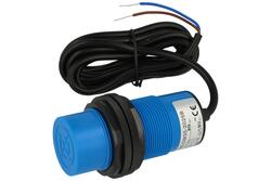 Sensor; capacitive; CM35-3025B; two-wire; SCR; NC; 25mm; 90÷250V; AC; 400mA; cylindrical plastic; fi 35mm; 80,7mm; not flush type; with 1,5m cable; IP67; YUMO; RoHS