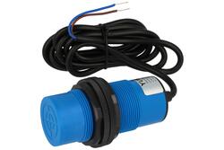 Sensor; capacitive; CM35-3025A; two-wire; SCR; NO; 25mm; 90÷250V; AC; 400mA; cylindrical plastic; fi 35mm; 80,7mm; not flush type; with 1,5m cable; IP67; YUMO; RoHS