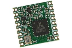 Module; FM receiver; RFM98W-433S2; 433,92MHz; Hope Microelectronics; RoHS; 20dBm; -139dBm; surface mounted (SMD)