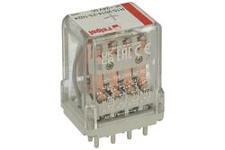 Relay; electromagnetic industrial; R15-2014-23-1024; 24V; DC; 4PDT; 10A; for socket; Relpol; RoHS