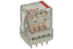 Relay; electromagnetic industrial; R15-2014-23-1024; 24V; DC; 4PDT; 10A; for socket; Relpol; RoHS