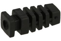 Grommet; fi 4; rubber; black; 22,6mm; Kradex; RoHS