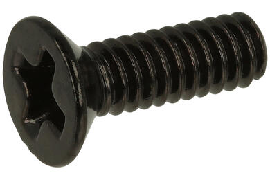 Screw; M2X6/D965B; M2; 4,8mm; 6mm; conical; philips (+); galvanised steel; blackened; D965; Kraftberg; RoHS