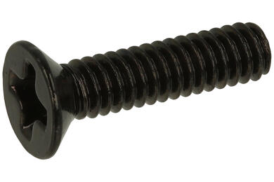 Screw; M2X8/D965B; M2; 6,8mm; 8mm; conical; philips (+); galvanised steel; blackened; D965; Kraftberg; RoHS