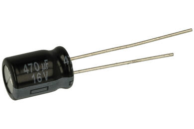 Kondensator; elektrolityczny; EEUFR1C471; 470uF; 16V; FR-A; fi 8x11,5mm; 3,5mm; przewlekany (THT); luzem; Panasonic; RoHS