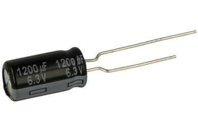 Kondensator; elektrolityczny; niskoimpedancyjny; EEUFR0J122LB; 1200uF; 6,3V; FR-A; fi 8x15mm; 5mm; przewlekany (THT); taśma; Panasonic; RoHS