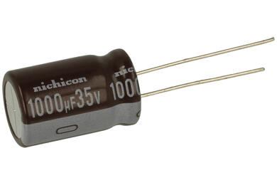 Capacitor; electrolytic; Low Impedance; UPW1V102MHD; 1000uF; 35V; UPW; diam.12,5x20mm; 5mm; through-hole (THT); tape; Nichicon; RoHS