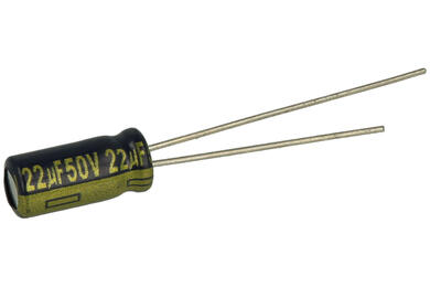 Kondensator; elektrolityczny; niskoimpedancyjny; EEUFC1H220; 22uF; 50V; FC; fi 5x11mm; 2mm; przewlekany (THT); luzem; Panasonic; RoHS