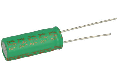 Kondensator; elektrolityczny; superkondensator; 10F; 2,7V; 20%; fi 10x25mm; 5mm; przewlekany (THT); -25...+70°C; 1000h; OMOXI; RoHS