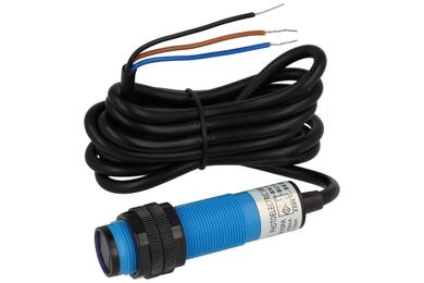 Sensor; photoelectric; G18-3A10PA; PNP; NO; diffuse type; 0,1m; 10÷30V; DC; 100mA; cylindrical plastic; fi 18mm; YUMO; RoHS