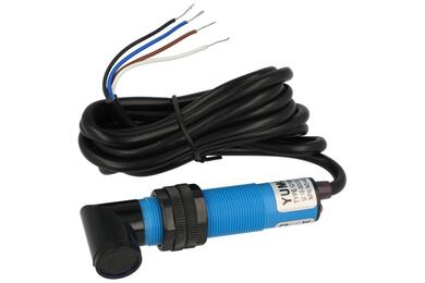 Sensor; photoelectric; G180-3A10NC; NPN; NO/NC; diffuse type; 0,1m; 10÷30V; DC; 200mA; cylindrical angle plastic; fi 18mm; with 2m cable; YUMO; RoHS