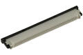 Connector; signal; ZIF50PIN; 50 ways; for flat cable; angled 90°; screwless; 0,05÷0,22mm2; 0,5A; 50V