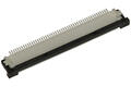 Connector; signal; ZIF50PIN; 50 ways; for flat cable; angled 90°; screwless; 0,05÷0,22mm2; 0,5A; 50V
