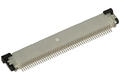 Connector; signal; ZIF50PIN; 50 ways; for flat cable; angled 90°; screwless; 0,05÷0,22mm2; 0,5A; 50V