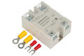 Relay; SSR; single phase; SSR-40DA; 12mA; 4÷32V; DC; 40A; 24÷380V; AC; zero crossing; triac output; panel mounted; SPST NO; Greegoo; RoHS