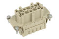 Socket; Han E; 09330102702; 10 ways; 10B; polycarbonate; straight; screwless; 16A; 500V; grey; silver plated; 0,75÷2,5mm2; IP65; Harting; RoHS