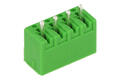 Terminal block; STL1550/4-GV; 4 ways; R=3,50mm; 9,2mm; 8A; 300V; through hole; straight; closed; green; PTR Messtechnik; RoHS