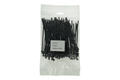 Ties; for cables; HA203B; 100mm; 2,5mm; black; 100pcs.; Fasteman