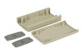 Enclosure; for instruments; G431; ABS; 90mm; 50mm; 24mm; IP54; light gray; dark gray ABS ends; Gainta; RoHS