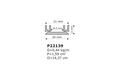 Heatsink; P22139; 0,445kg/m; U; 30mm; 12mm; Firma Piekarz
