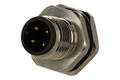 Wtyk; KLS15-M12A-B204; M12-4p; 4 tory; proste; lutowany; 0,34mm2; 12mm; na panel; wkręcane (M16x1,5); czarny; IP67; 4A; 250V; KLS; RoHS