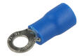 Cord end terminal; M3,5; ring; insulated; 01103-RVS2-3.5; blue; straight; for cable; 1,5÷2,5mm2; tinned; crimped