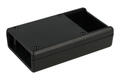 Enclosure; for instruments; handheld; G529B(BC)-1$; ABS; 112mm; 66,5mm; 28mm; black; with battery compartment; RoHS; Gainta; 1 front panel $=22,9mm