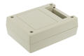 Enclosure; for instruments; G1202G(BC); ABS; 111mm; 82,5mm; 38mm; light gray; with battery compartment; Gainta; RoHS