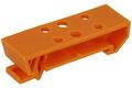 Rail mounting bracket; MOFU35; 18mm; plastic; orange