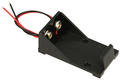 Battery holder; BH-9VPC; 1x6F22(9V); with cable; container; black; 9V 6F22 6LR61