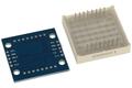 Extension module; LED matrix; MAX 7219; 5V; black; red; matrix resolution 8x8; display driver MAX7219; pin strips