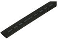 Heat shrinkable tube; LH120; 12mm; 6mm; black; 2:1; 90°C