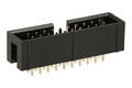 Plug; IDC; BH20-S; 20 ways; 2x10; straight; 2,54mm; gold plated; through hole; Oupin; RoHS