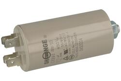 Capacitor; motor; CBB6 12uF/450; MKSP; 12uF; 450V AC; fi 36x70mm; 6,3mm connectors; screw with a nut; Shenge; RoHS