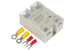 Relay; SSR; single phase; SSR-25DA; 12mA; 4÷32V; DC; 25A; 24÷380V; AC; zero crossing; triac output; panel mounted; SPST NO; Greegoo; RoHS