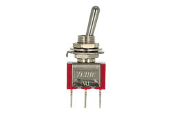 Switch; toggle; T80-8013-T1-B1-M2; 2*1; ON-ON; 1 way; 2 positions; bistable; panel mounting; through hole; 2A; 250V AC; red; 13mm; Highly; RoHS