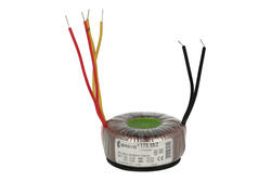 Transformator; toroidalny; TTS50/Z 230/12V-12V; 50VA; 230V; 12V; 2,08A; 12V; przewody; Breve