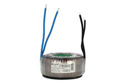 Transformator; toroidalny; TTS200/Z 230/24V; 200VA; 230V; 24V; 8,33A; przewody; Breve