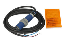 Sensor; photoelectric; WA-M5D; SCR; NO; mirror reflective type; 2,4m; 115÷240V; AC; 120mA; cylindrical plastic; fi 18mm; with 2m cable; Highly; RoHS