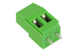 Terminal block; AK700/02-5.0-GN; AK700; 2 ways; R=5,00mm; 19mm; 20A; 300V; through hole; straight; square hole; slot screw; screw; horizontal; 2,5mm2; green; PTR Messtechnik; RoHS